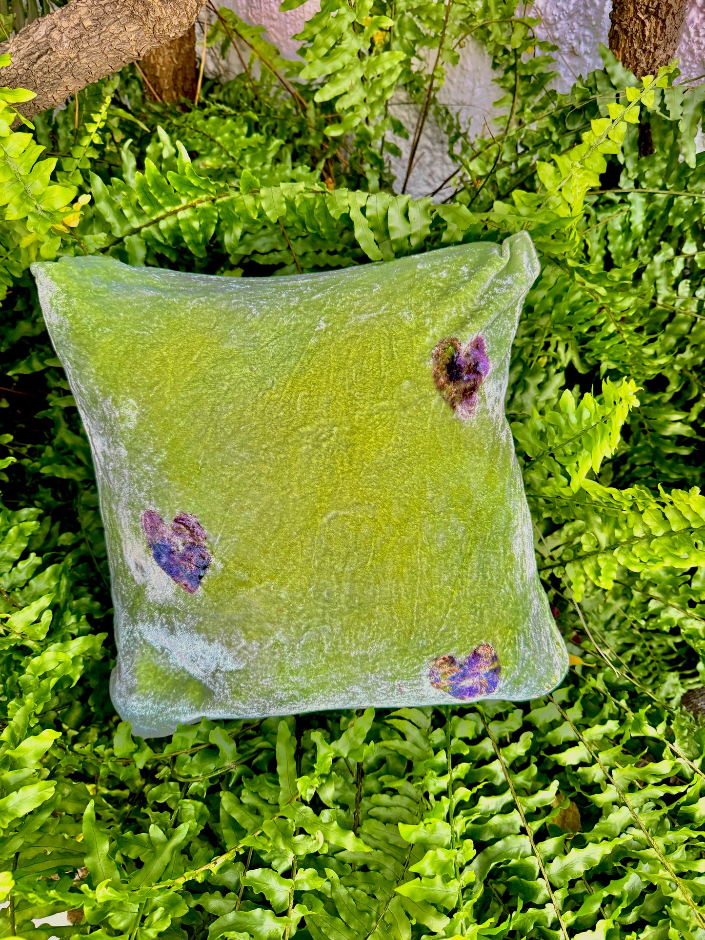 Cojines de Seda Terciopelo teñidos y estampados con Flores para el Día de las Madres 🌺 🌸🌷💐🌼 Silk & Pepper