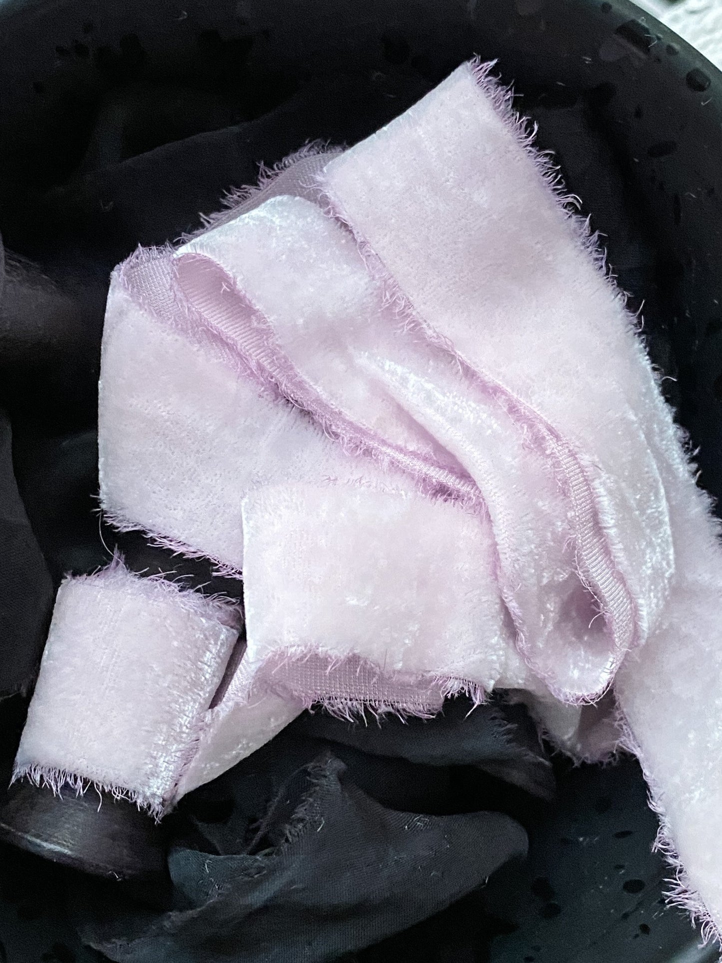 Silk & Pepper Velvet Silk Ribbon Part 1