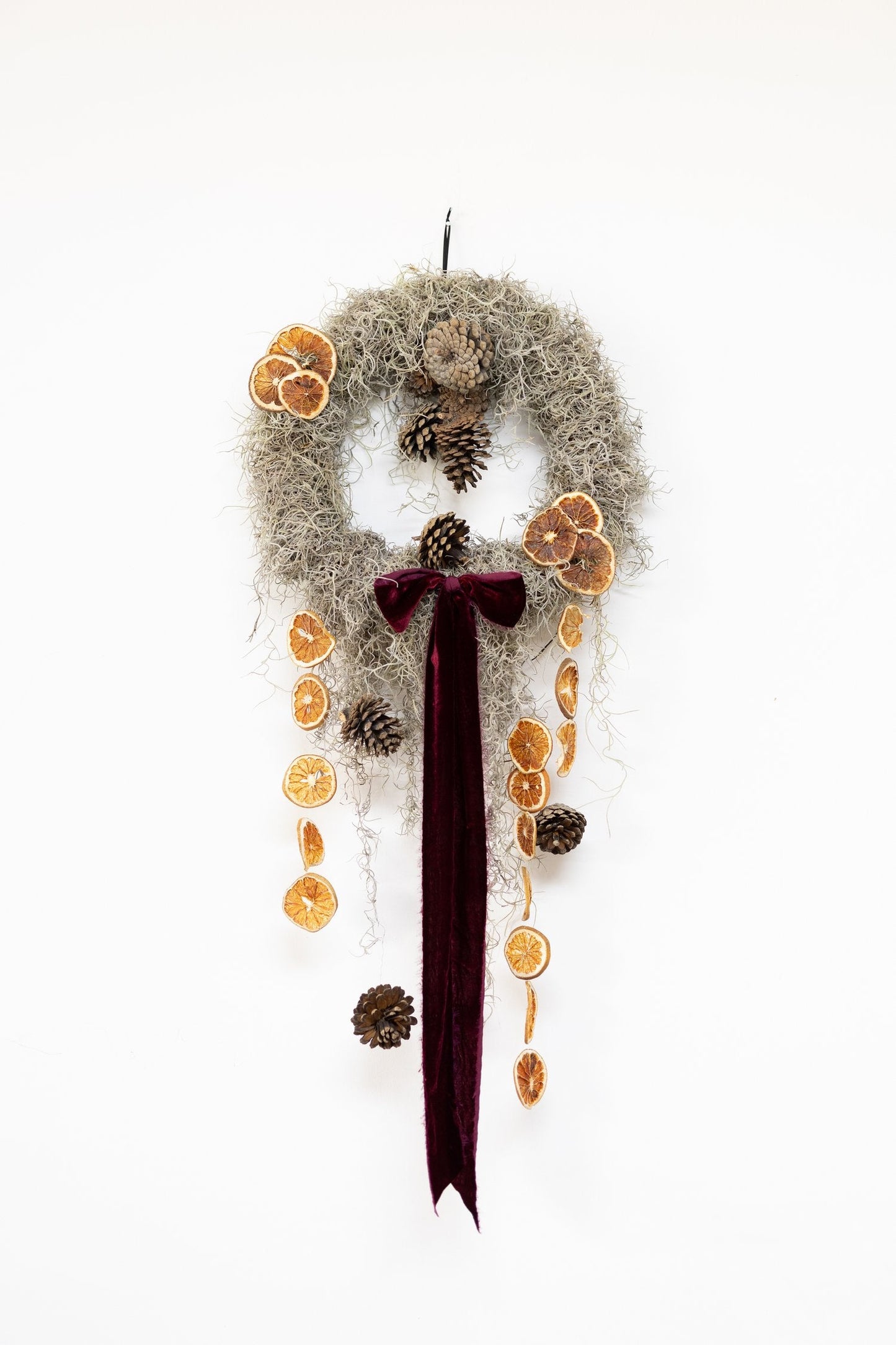 Limited Edition - Velvet Silk Ribbon in Mulberry Red by Silk & Pepper