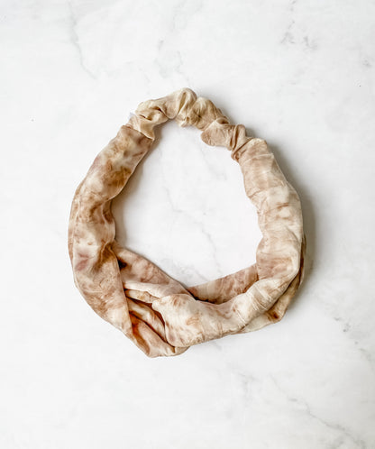 Luxurious Dusty Rose Silk Headband