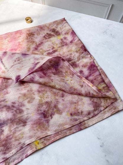 The "Classic" Silk & Pepper Silk Scarf